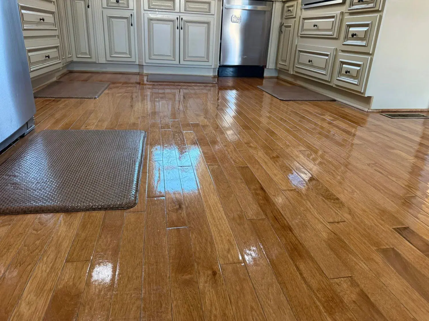Detailed deep-cleaned interior — Simply Polished Co. deep clean.